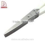 White Color Sand Polishing 5-Layers Herb Kitchen Scissors thumbnail-4