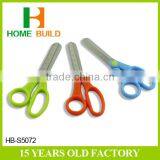 Factory Price HB-S5072 Soft Handle And Round Blade Kids Safety Scissors thumbnail-2