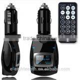 2016 New Car Kit MP3 Player Wireless FM Transmitter Modulator USB SD MMC LCD Remote thumbnail-1