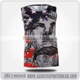 2017 Hot Sale Custom Sublimation Tops for Runners thumbnail-4