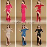 Oriental Sexy One Shoulder Belly Dance Dress With Rhinestones