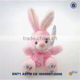 Cute Custom Soft Stuffed Little Bunny Plush Toy Keychain thumbnail-3