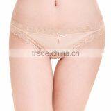 Lace Transparent Thong Bikini Embroidery Cotton Mature Women g String Underwear thumbnail-4