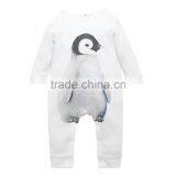 Fashionable Boy Clothes Penguin Design Newborn Baby Rompers For Winter thumbnail-1