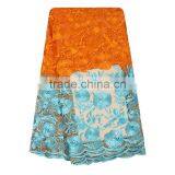 Amazon Hot Selling Premium Lace White Heavy African Voile Lace thumbnail-6