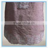 Ladies Latest Fashion Design Blouses And Tops Tie Front Open Embroidery Design thumbnail-4