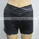 China Cheap Custom Women Black Gym Wear Running Short Gym Pants thumbnail-2