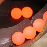 TUV-verified forged grinding media steel balls