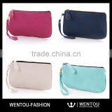 Newest Mini Zipper Leather Wristlet Bag thumbnail-2