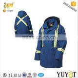 Pure Cotton Fire Retard Taped Workwear Jacket With Hood thumbnail-1