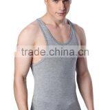 Mens Modal Viscose Bodybuilding Tight Blank Summer Sports Singlet/tank Tops thumbnail-2
