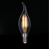 Triac Dimmable LED Filament Bulb Candle C35 4W Clear IC Drive 2200-6000K thumbnail-1
