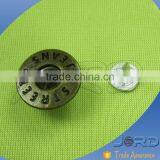Newest Fashion Custom Shank Logo Brass Suit Buttons With Low MOQ thumbnail-3