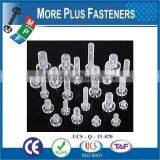 Made in Taiwan Transparent Nylon Plastic Screw thumbnail-6