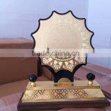 Sun Flower Wooden With Metal Plate Trophy,wooden Trophy,metal Base Trophy thumbnail-5