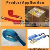 Luggage Tie Down Straps in Ratchet Tie Down Cam Buckle With Hooks and Rings Best Price by China Manufacturer thumbnail-1