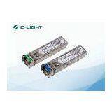20km SMF BIDI SFP 155M 100BX Fast Ethernet , Fiber Optic Transceiver