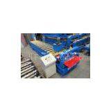 Hydraulic Cutter Roof Sheet Metal Roll Forming Machines With PLC Control System thumbnail-1