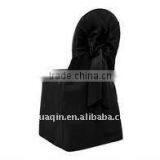 Lamour Satin Chair Cover With Sash on Back and Fashion Chair Cover