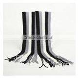 Wholesale Warm Nice Black and White Scarves for Men thumbnail-6