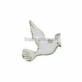 Dove Wildlife Small Metal Lapel Pin Badge ... 1 X 1/2 Inches ... New