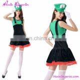 Drop Shipping Cute Mario Sexy Halloween Costume Adults thumbnail-1