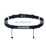 Leather Buckle Running Slimming Belt AONIJIE Unisex Marathon Running Race Number Belt With Holder Belt thumbnail-2