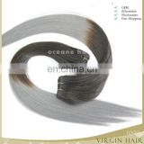 New arrival wholesale brazilian virgin 100% human ombre hair weaves