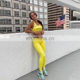 Amazon Best Sellers Women Bodycon Printed 2 Piece Clothing Set Ladies Fitness Yoga Sportswear Suit Women Fitness Outfits thumbnail-5