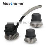 Masthome 3PCS Natural Bamboo Brushes Set for Household