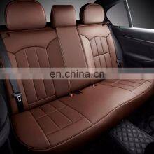 luxury uinversal durable leather purple for nissan full car seat covers set