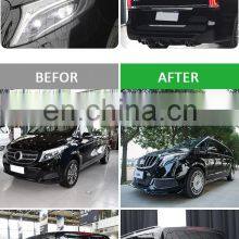 New Car Parts W447 Bodykit Full Body Kit Set PP Upgrad Facelift For V Class W447 V260 V250 Vito Grille Bumpers Diffuser Lip thumbnail-4