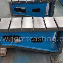 professional cast iron angle plate t-slots clamping tables