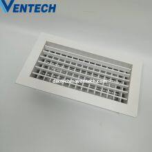 HVAC Air Conditioner Supply Air Ventilation Double Deflection Grille thumbnail-1