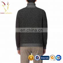 Mens Winter Warm 100% Merino Wool Turtle Neck Sweater thumbnail-4