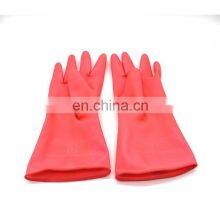 Red Rubber Gloves House Clean Hand Gloves Work With Long Sleeves thumbnail-4