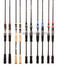 2 Section Carbon Fiber 1.8/2.1/2.4/2.7m M/MH Action Spinning Rod Bait Casting Rod for Fishing in Saltwater Freshwater