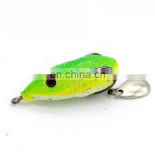 Amazon 4.5cm 7g PVC Box Packaging Frog Lure With Spoon Snakehead Killer Cebo de Pesca thumbnail-3