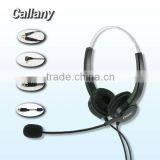 Golden Contactor Ear Phones for Call Center Telephone thumbnail-1