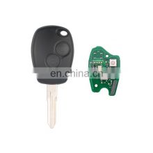 2 Buttons 433 Mhz 7947 Chip Remote Car Key Cover Case For Renault Megane Modus Clio Kangoo Logan