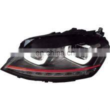 Modified to High Quality Led Double U Headlamp Headlight Plug and Play for VW Volkswagen Golf 7 Head Lamp Head Light 2014-2017 thumbnail-1