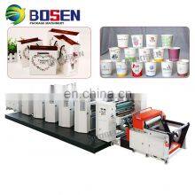 Five Colors Multifunction Sticker Label Flexo Printing Machine for Paper Tea Cup Flexographic Printer Letterpress Automatic 25kw thumbnail-4