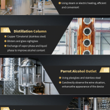 Tiantai Alembic Distillation Vodka Distilling Pot Distiller Column for Distillation thumbnail-4