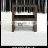 NI-124 Backless Simple Wood Bed End Nighstand thumbnail-1