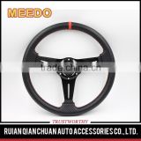 China manufacture professional auto parts14inch pu steering wheel