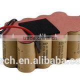 SC1500 9.6v nicd battery /sc1500 nimh rechargeable battery /sc1500 nicd battery pack