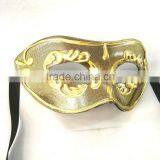 Halloween Masquerade Mask PVC Venice Terrorist Crack Half Face Crack Mask thumbnail-4