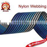 3.0cm Blue Gradient Plain and Eco-friendly Polyester Webbing thumbnail-1