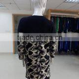 Women Crew Neck Long Sleeve With Jacquard All Over Body 2016 Fall/winter Dress Garment thumbnail-2