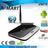 2013 new arrival rk3188 quad core android tv box 2GB RAM 8GB Flash Mali-400 GPU smart tv box HD 1080P media player bluetooth